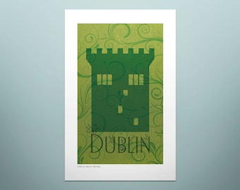 Dublin — European Capitals Graphic Poster PDF