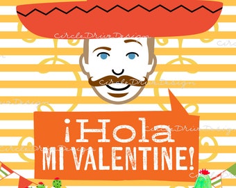 Fiesta Valentines for Boys Printable PDF
