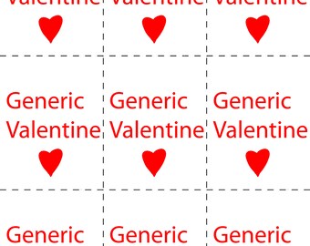 Funny Generic Valentines Printable PDF