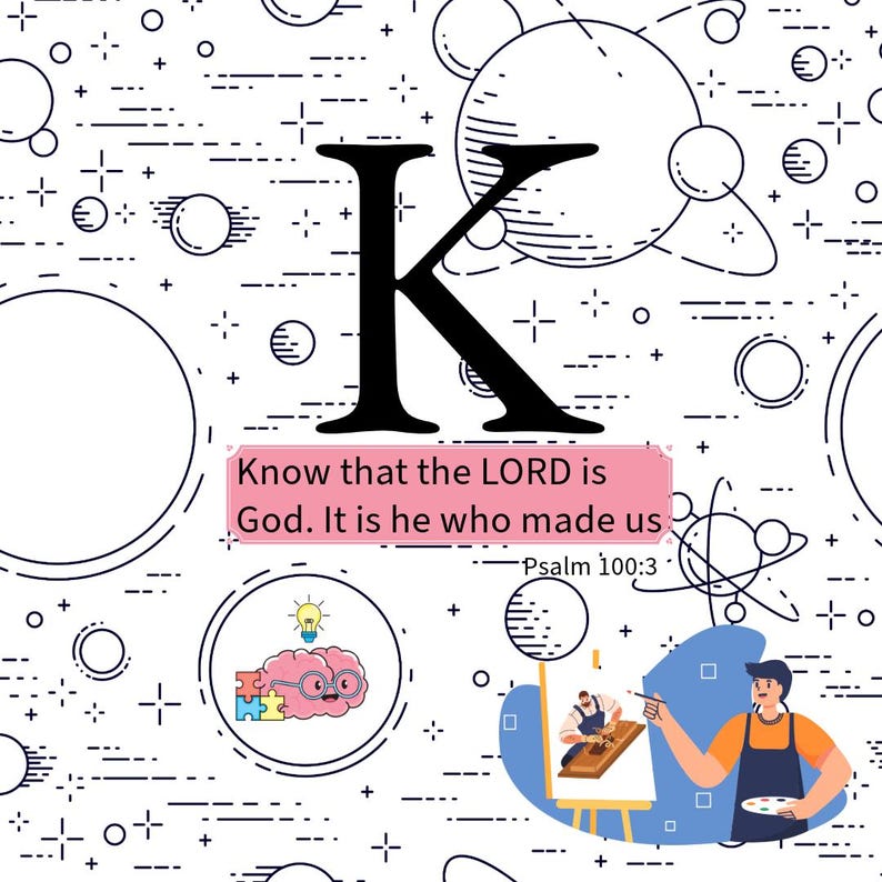 A-Z Bible Verse Alphabet Prints – Inspiring Scripture Art for Kids ...