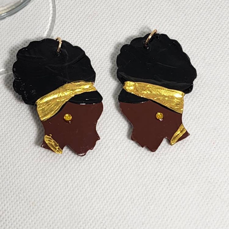 Afro Earrings - Etsy