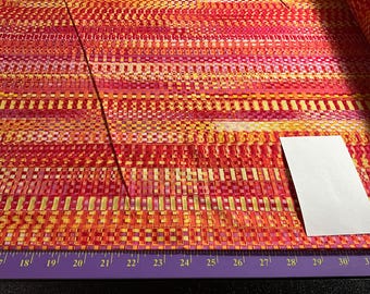 Tissu de support de 108 po. pour quilting QSQ - Rose/Jaune/Orange