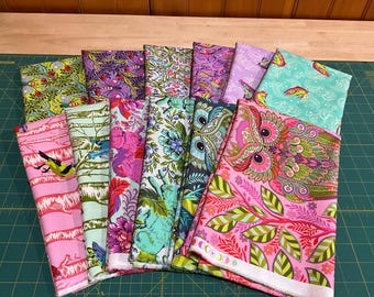 Lot de 12 demi-mètres « Full Moon Forest II » de Tula Pink