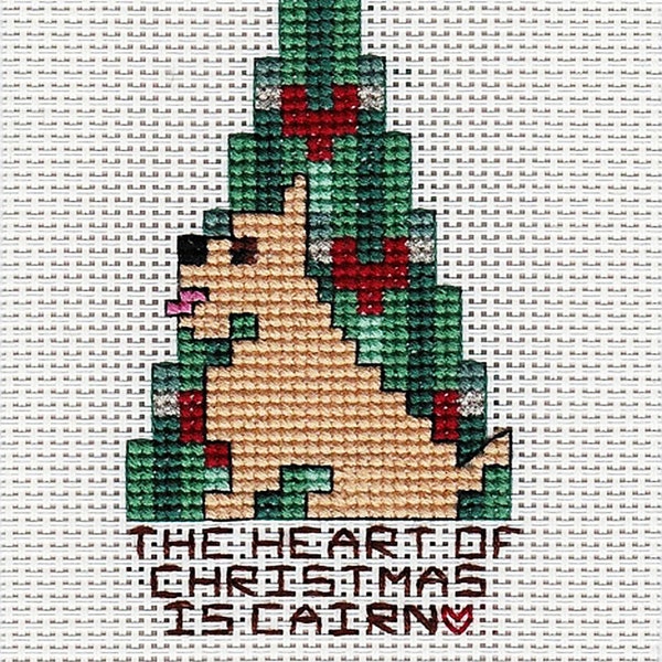 Cairn Christmas - original counted cross stitch kit, shop exclusive
