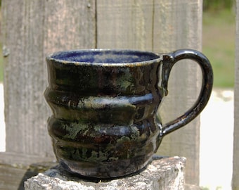 Coffee, Tea or Cocoa Mug, Handmade Ceramic Pottery.