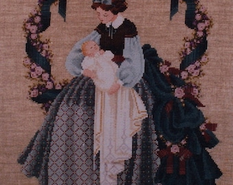 Counted Cross Stitch Pattern, Lavender and Lace#3816 Sweet Dreams