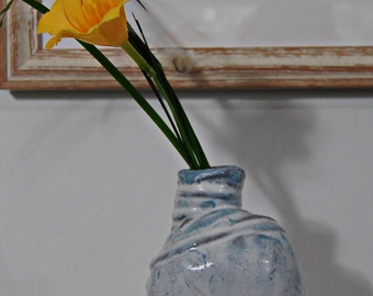 Emily - Vase, hand built Ikebana Vase, FREE SHIPPING US