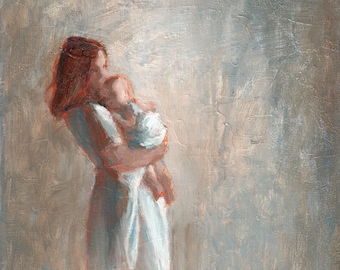 Small and Great: Fine Art Print of Original Oil Painting [#138]