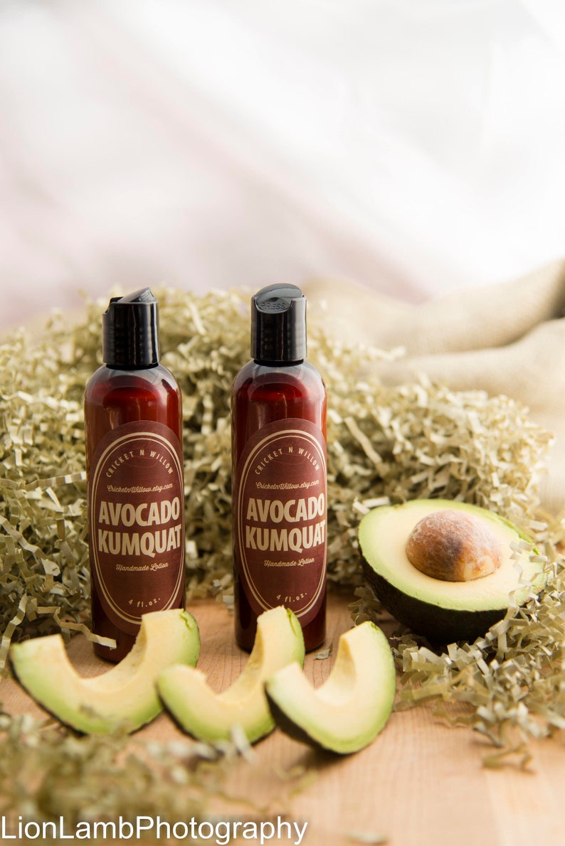 Organic Shea Avocado Lotion for Hands and Body Scented Etsy