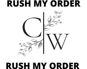 RUSH MY ORDER Express Shipping Upgraded Shipping Option, Items that Ship Quickly