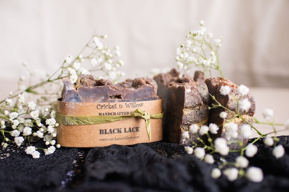 artisan-handmade-bar-soap-black-lace-scented-soap-bar-bath-etsy