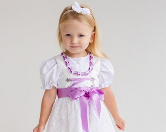 Christening dirndl Festive dirndl lilac in Gr. 74