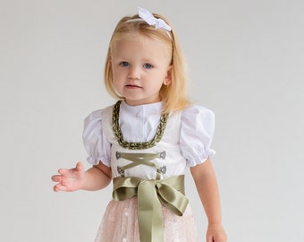 Baby dirndl/baptismal dirndl/baptismal dress dream made of silk