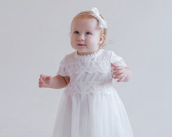 Christening gown in size 68, 74, 80, 86