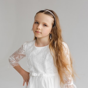 Blumenmädchen/Kommunion/Festkleid