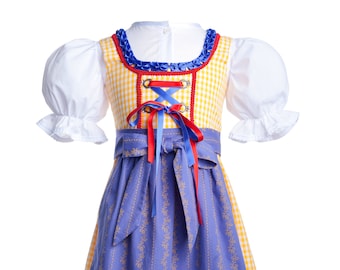 Dirndl, bavarian traditional dress for girls (6month-6years)