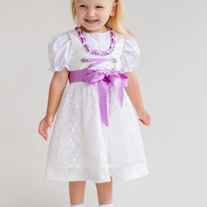 Christening dirndl Festive dirndl lilac in Gr. 74 image 2