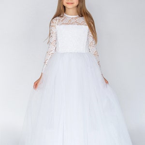 Flower girl and communion dress in size 134, 140, 146, 152 image 4