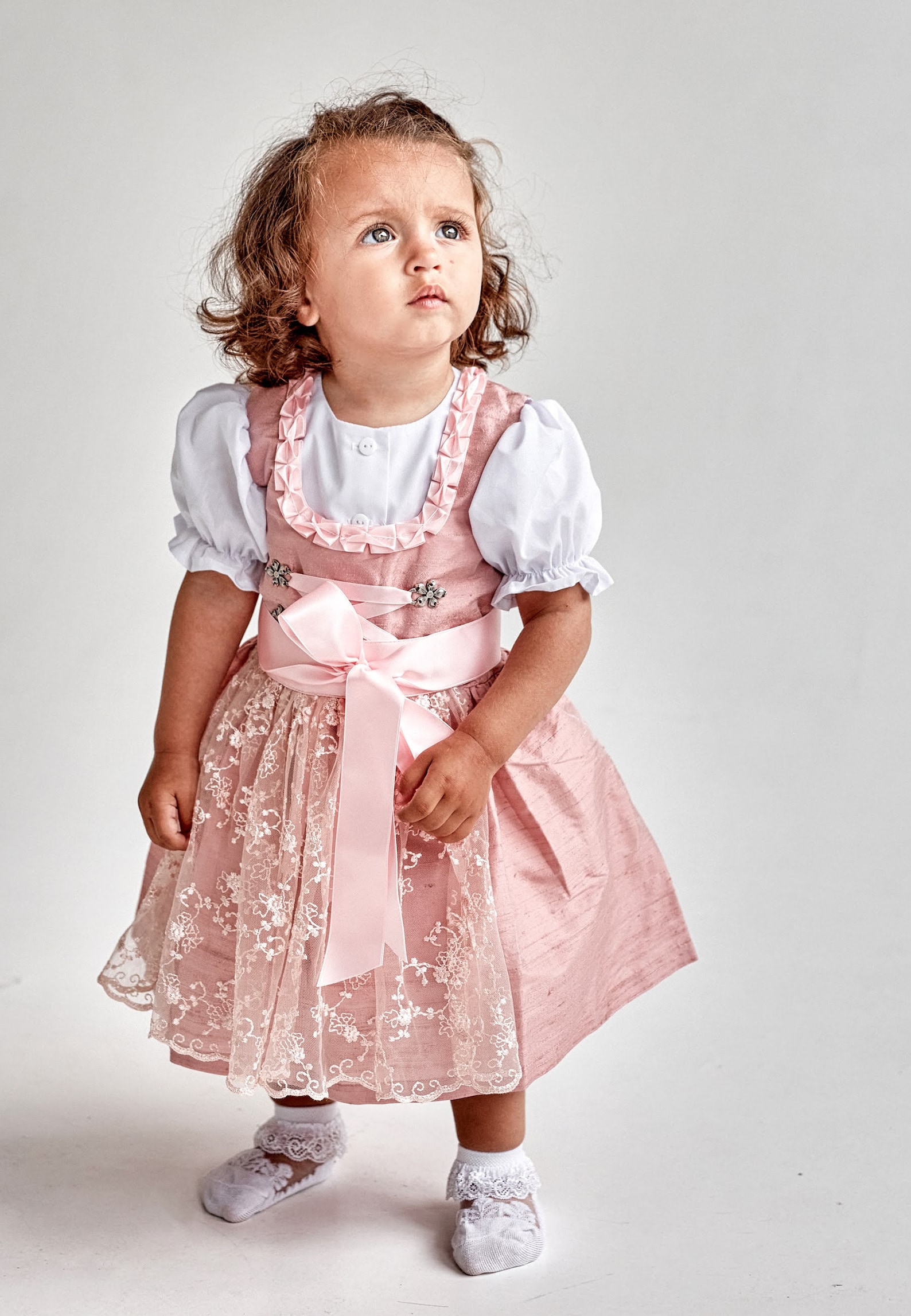 SALE!!! Baby dirndl / christening dirndl / christening dress dream made of silk