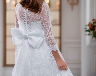 Elegant lace dress for girls – Festive dress for special occasions