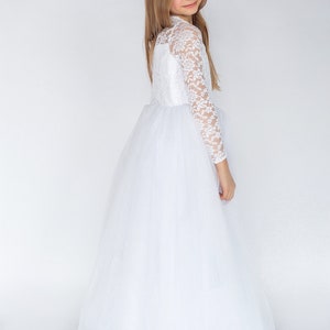 Flower girl and communion dress in size 134, 140, 146, 152 image 3