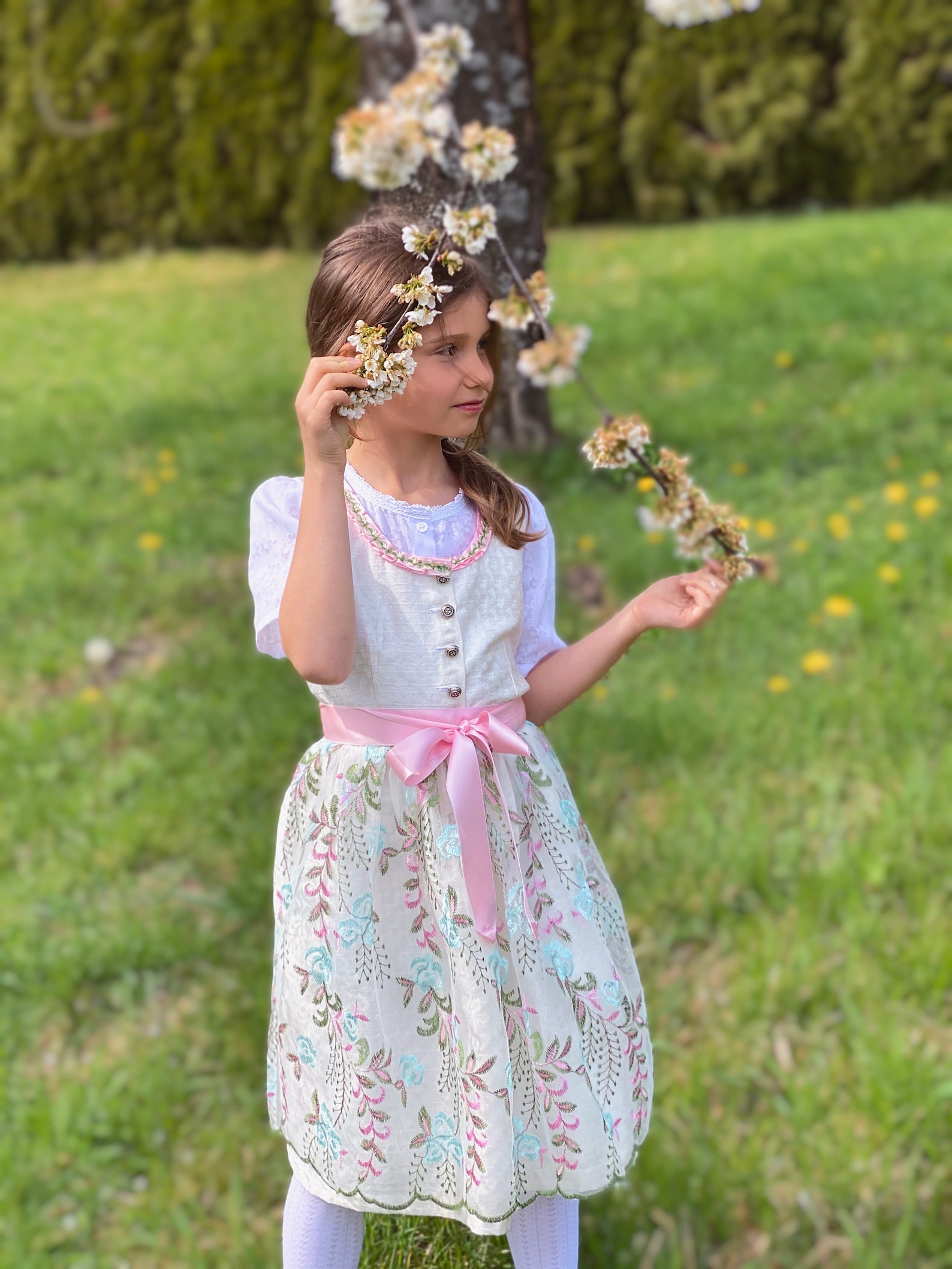 Children's dirndl, christening dirndl, communion dirndl ALEXANDRIA