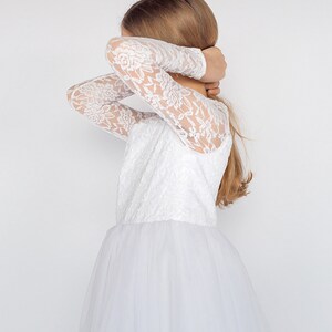 Flower girl and communion dress in size 134, 140, 146, 152 image 6