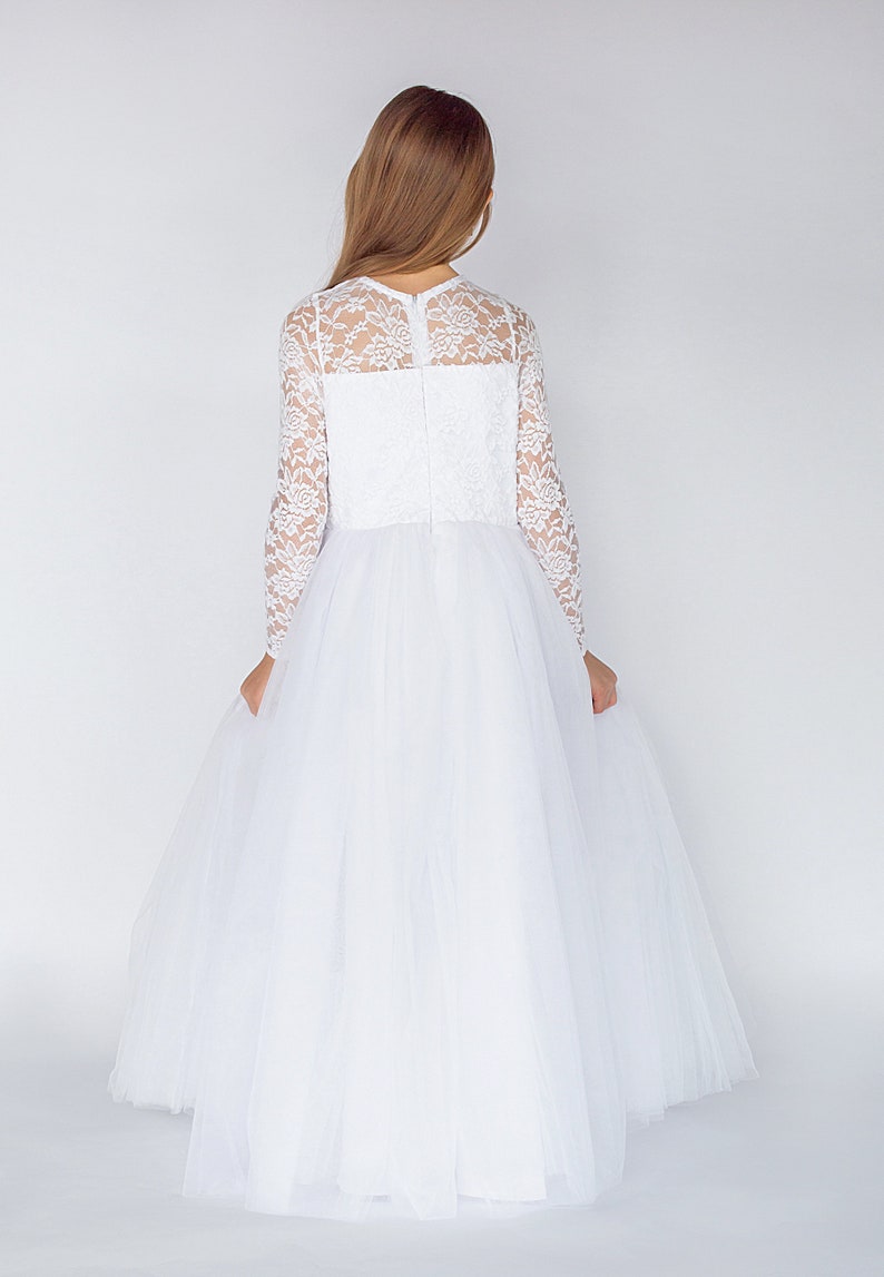 Flower girl and communion dress in size 134, 140, 146, 152 image 5