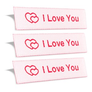 Dad Make It Black Heart Woven Labels 8 Pack Sewing Labels for Clothes  Sewing Gift 