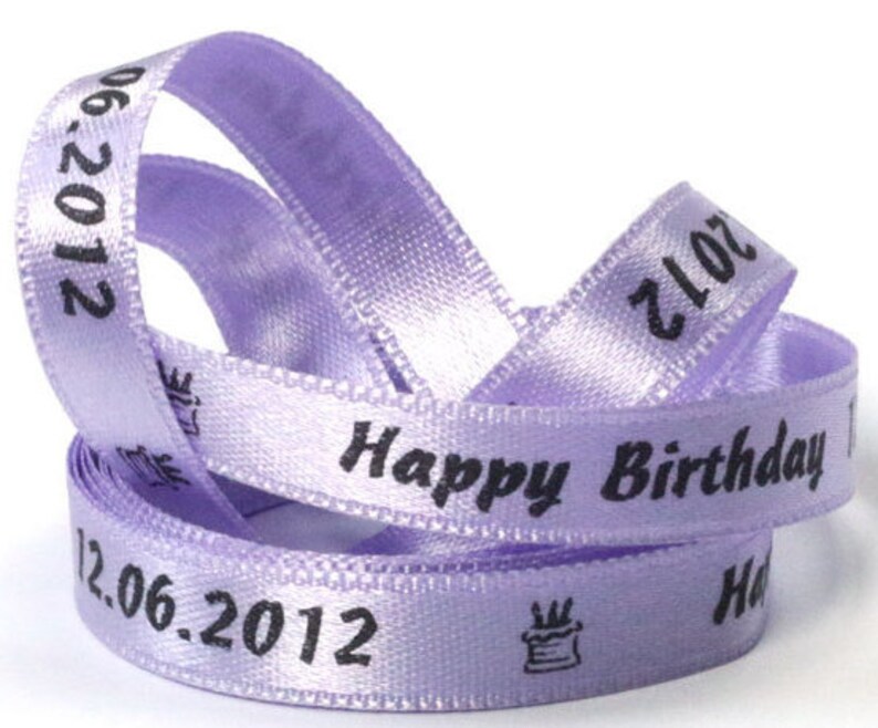 10 Yards Custom Text Ribbon Personalized Ribbon Printed Ribbon Etsy