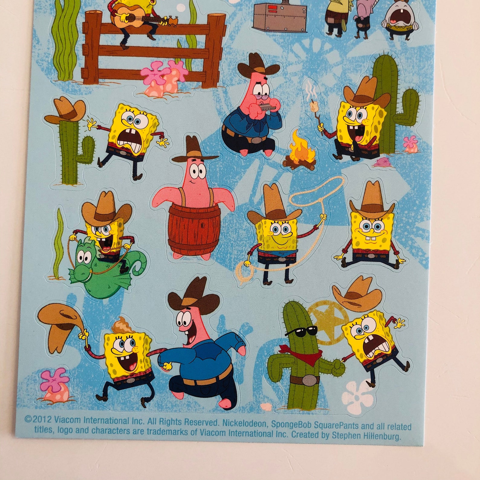 SpongeBob SquarePants Stickers Stickers Cartoon Stickers Etsy