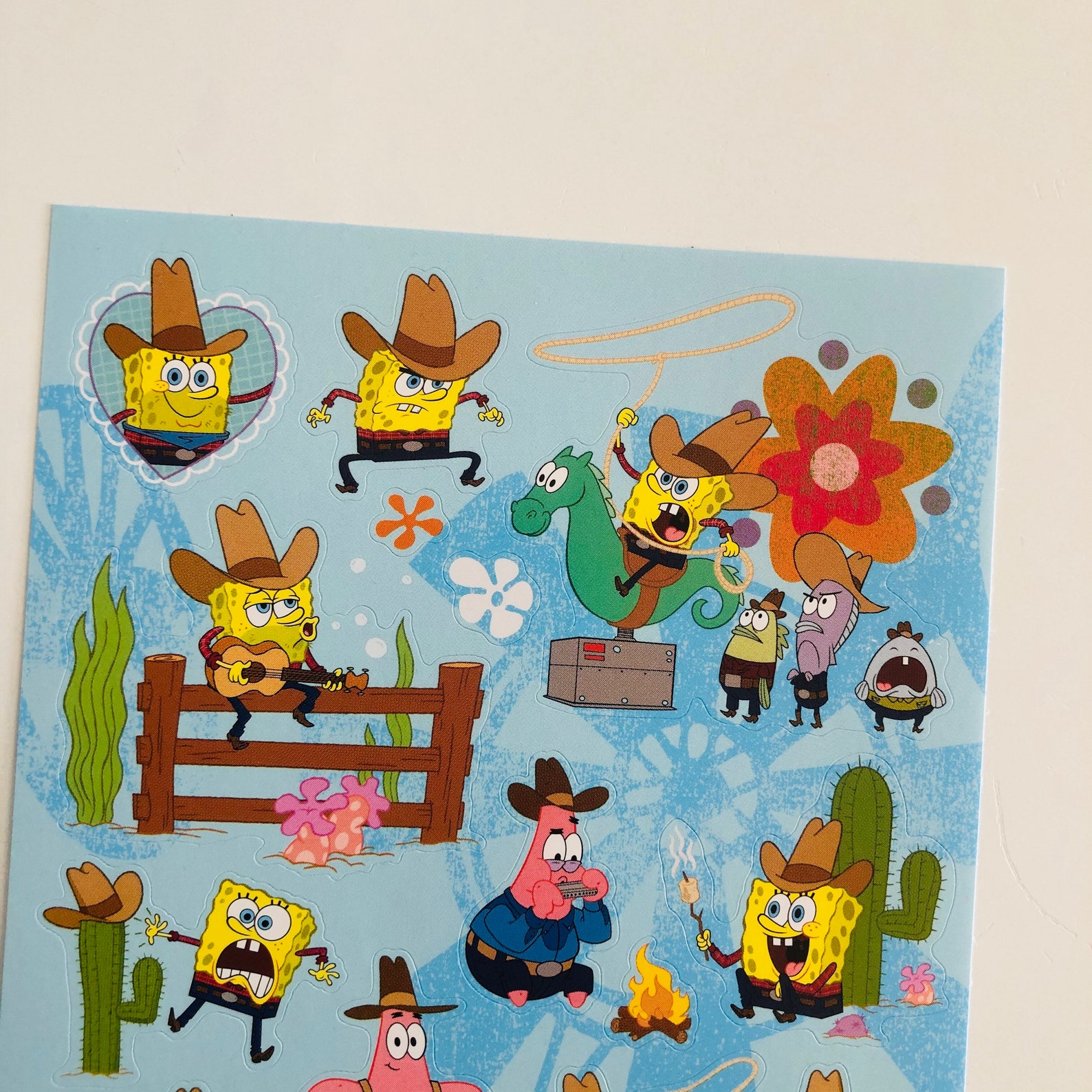 SpongeBob SquarePants Stickers Stickers Cartoon Stickers Etsy