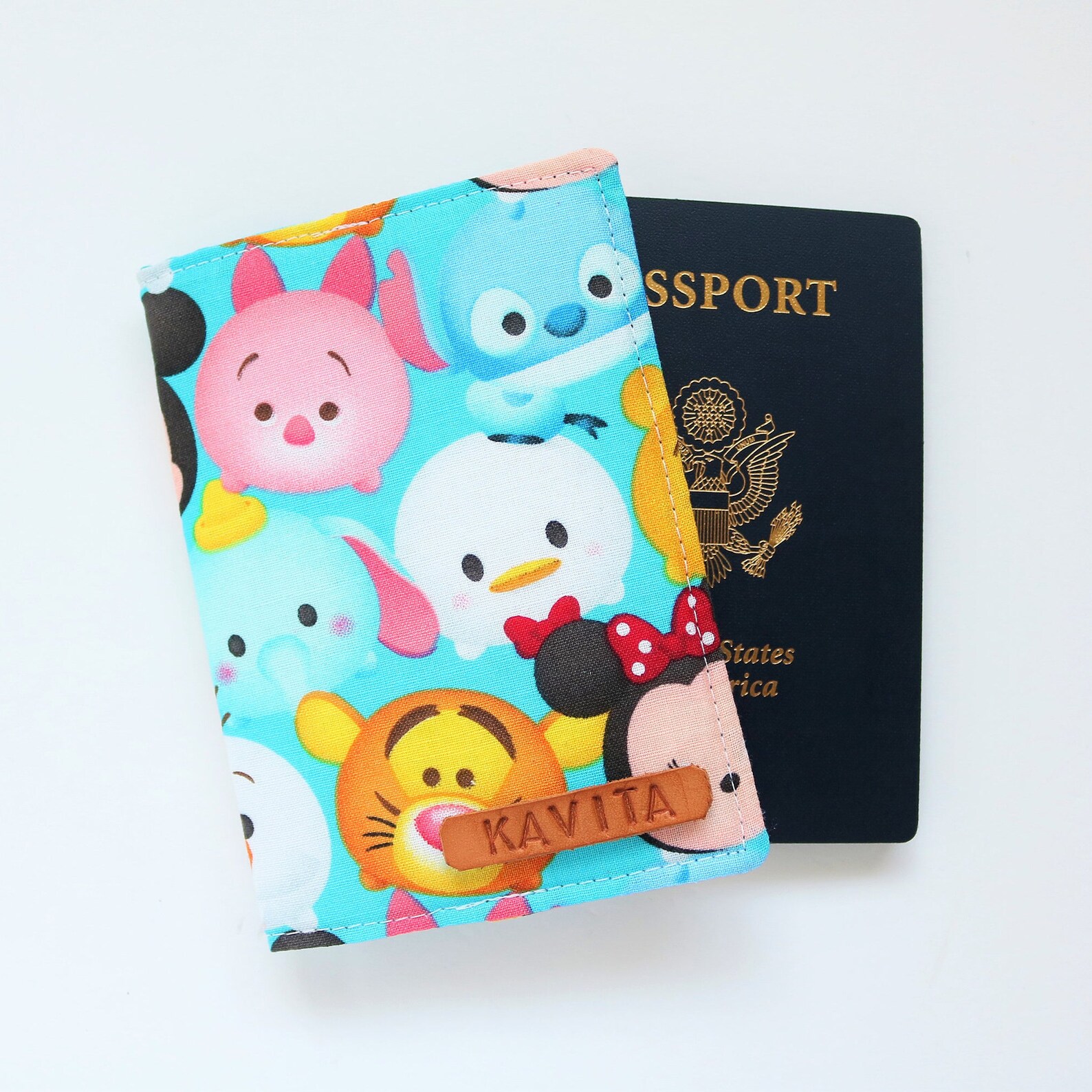 Passport Cover Disney Cute Kids Personalized Passport Holder Etsy