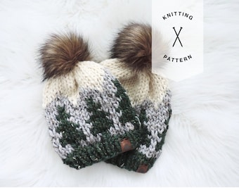 The Mountaineer Toque Knitting Pattern, Fair Isle Knit Hat, Super Bulky Fair Isle, Knit Hat, Knit Hat Pattern