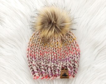 READY TO SHIP - Newborn Size Knit Hat