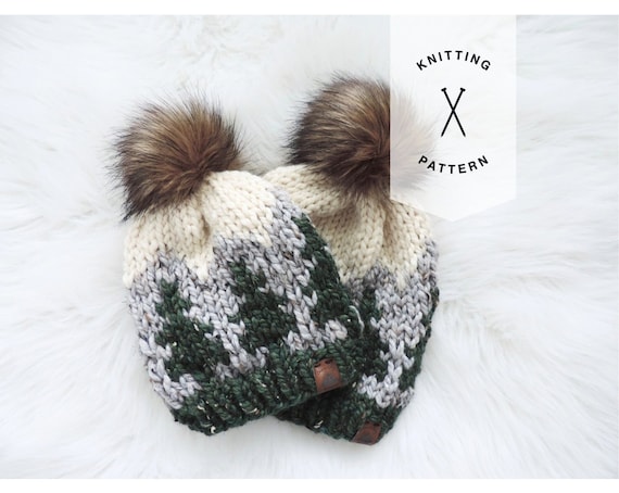 The Mountaineer Toque Knitting Pattern, Fair Isle Knit Hat, Super Bulky Fair Isle, Knit Hat, Knit Hat Pattern