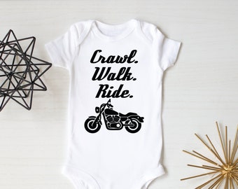 motorbike baby grow