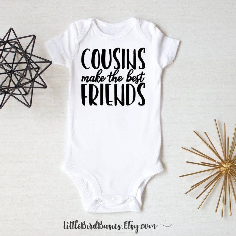 baby cousin family reunion cousin baby onesie Cousins make the best friends baby announcement onesie cousin pregnancy announcement onesie