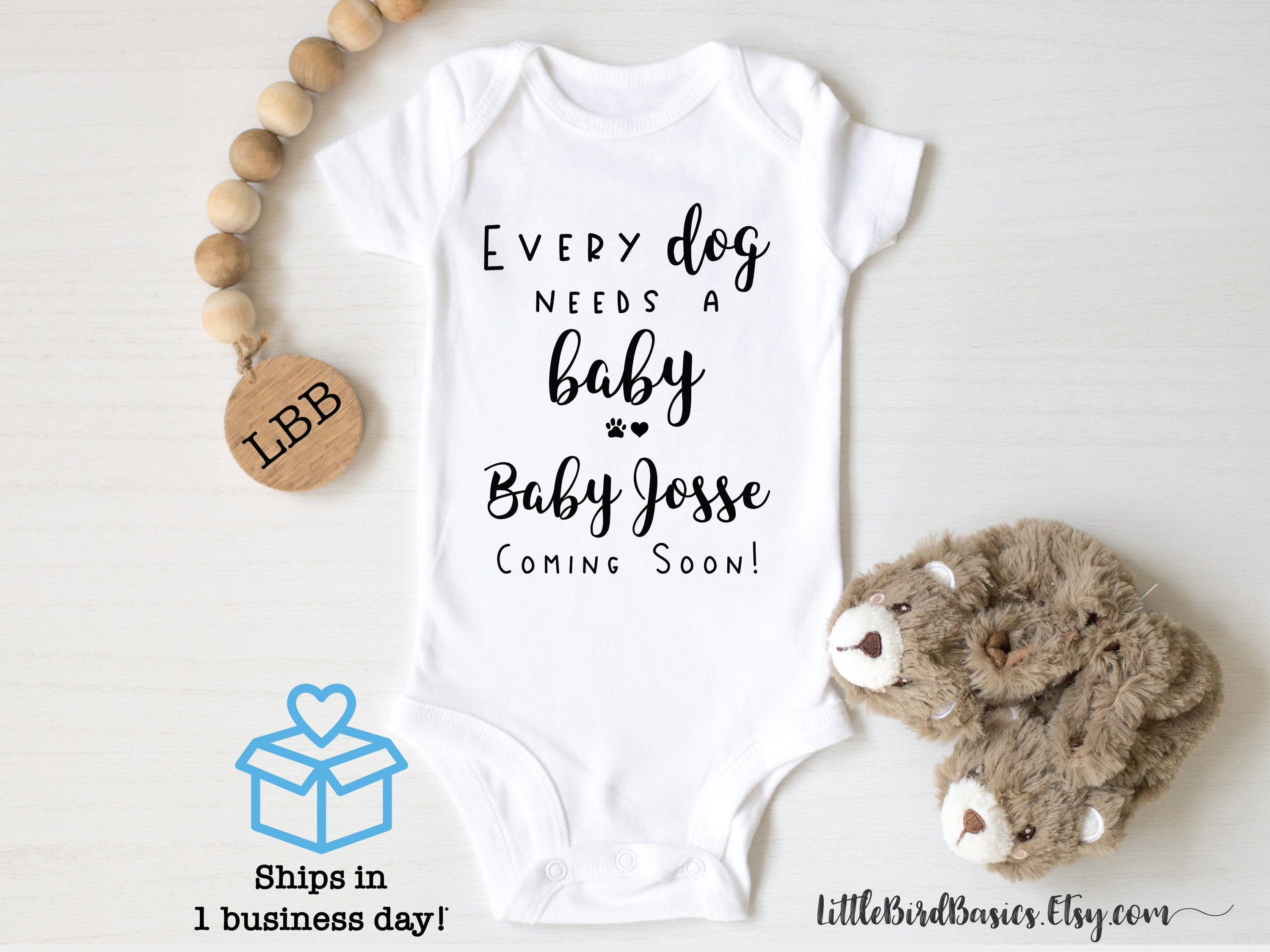 Every Dog Needs a Baby Onesie / Custom Pregnancy Announcement Etsy Canada