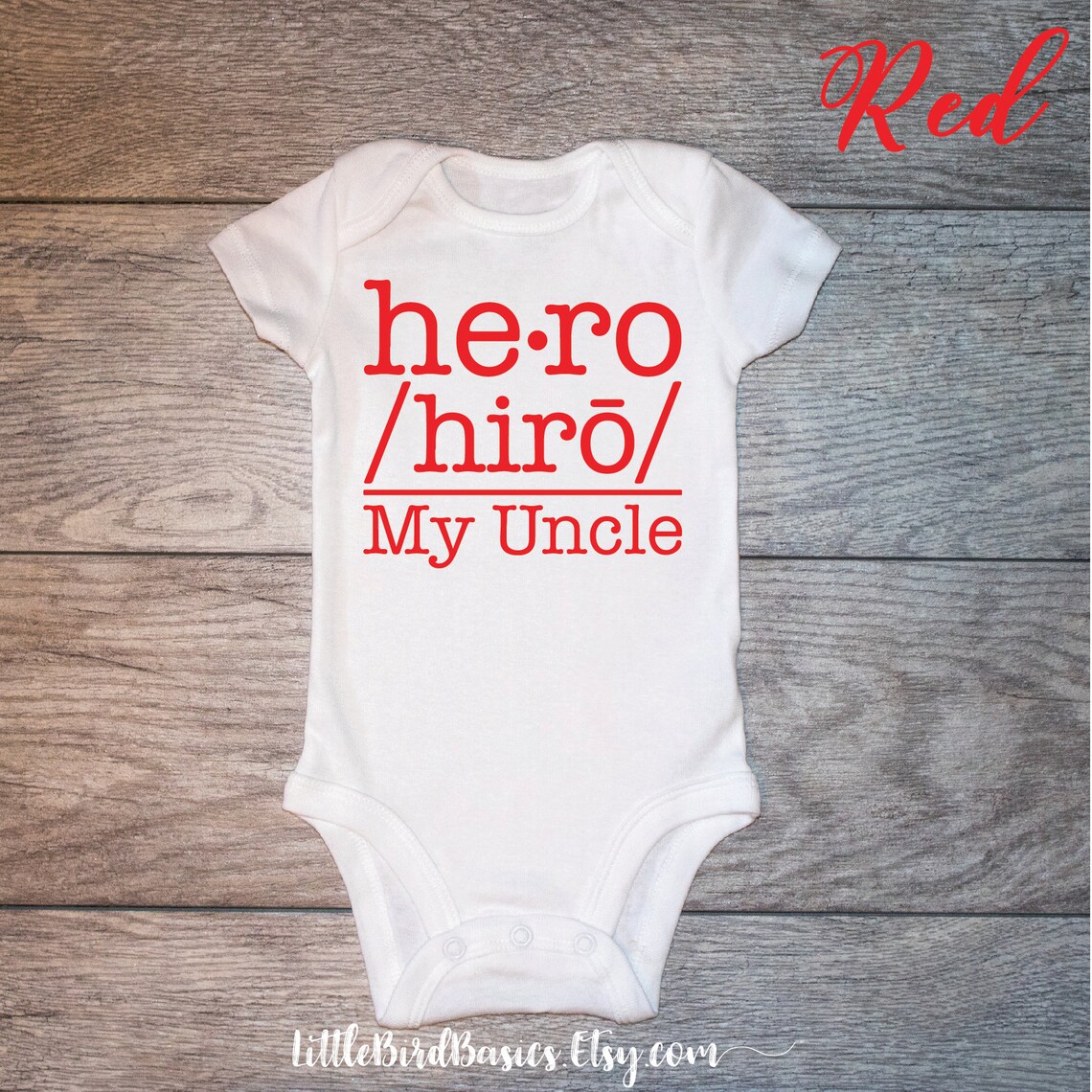 Hero Definition Personalized Baby Onesie / Military Dad Onesie Etsy