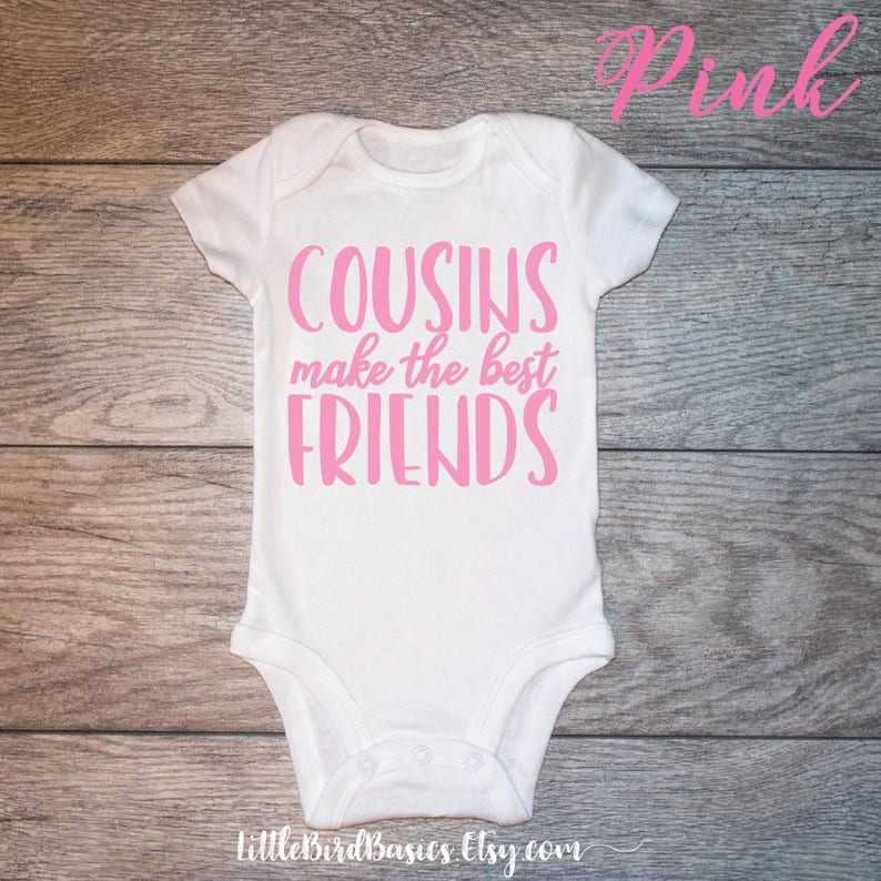 baby cousin family reunion cousin baby onesie Cousins make the best friends baby announcement onesie cousin pregnancy announcement onesie