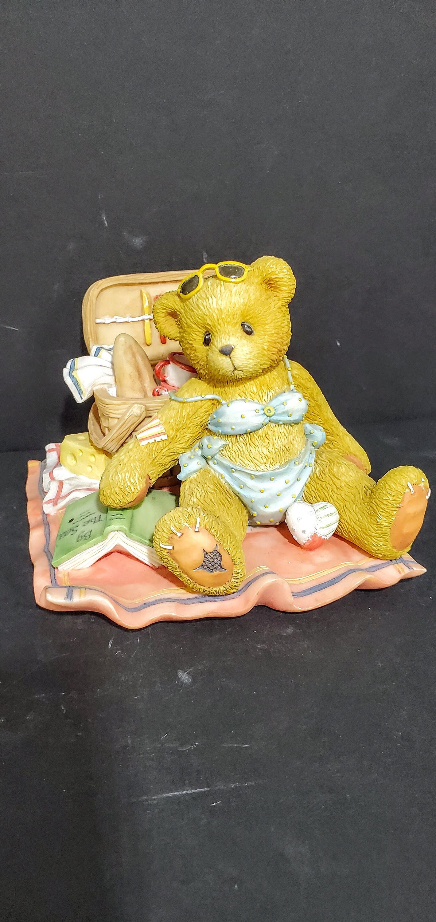 cherished テディベア置物 cherished teddies テディベア 熊 陶器 置物 オブジェ 飾りの