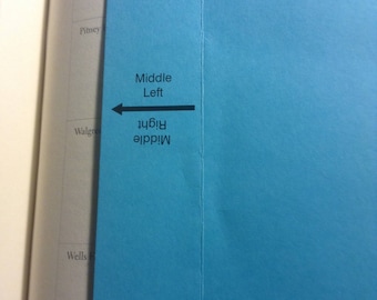 Directional Bookmark (top right, top left, middle right, middle left, bottom right, bottom left)