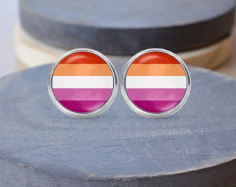 Lesbian Stud Earrings, Lesbian Necklace, Lesbian Jewelry, Gift For Lesbian, Dangle Earrings