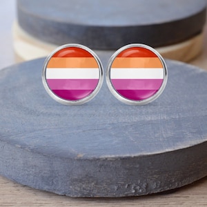 Lesbian Stud Earrings, Lesbian Necklace, Lesbian Jewelry, Gift For Lesbian, Dangle Earrings