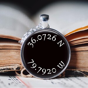Coordinates Custom Necklace, Location Jewelry, Personalized Gift, Anniversary Gift