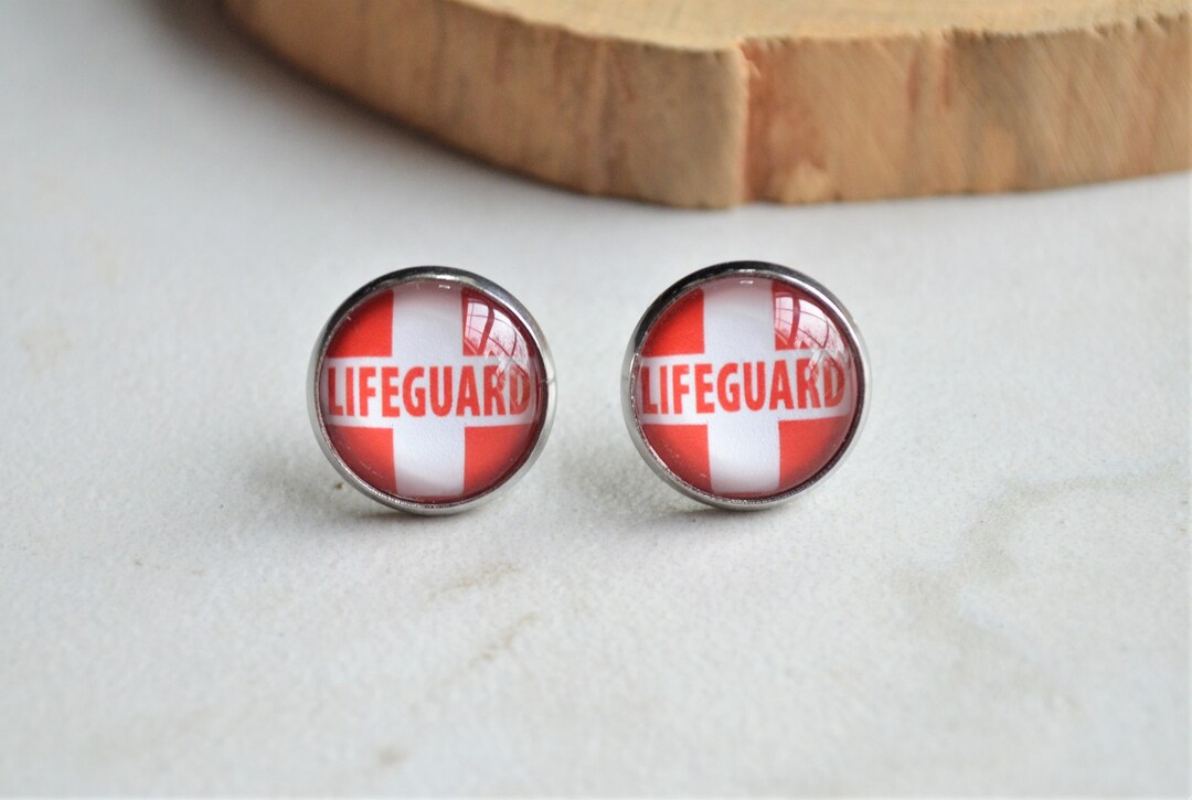 Lifeguard Earrings Lifeguard Necklace Gifts for Lifeguards Etsy