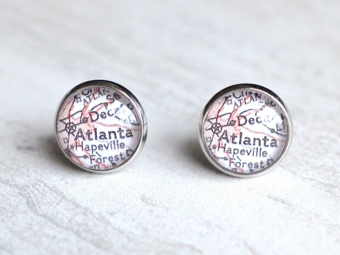 Atlanta Earrings Atlanta Necklace Jewelry Dangle Etsy