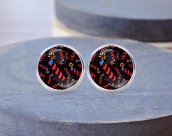Fireworks Stud Earrings, Firecracker Necklace, July 4th Jewelry, Dangle Earrings