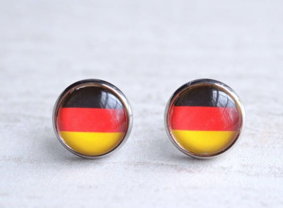 yellow flag earrings